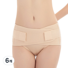 콩 산후 골반 밴드 라이트베이지, 6개