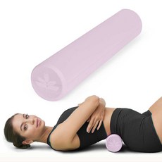 라온핏 스탠다드 슬림 EVA 폼롤러 50cm, 1개, 핑크