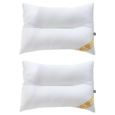 ARPEGGIO BASIC 基本款超蓬鬆護頸枕芯, 2個, 白色