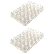 中國 sj 美甲圓形空盒 12g 24款組, 單色, 2個