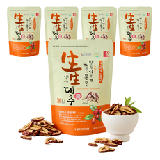 생생대추 국산 대추칩 슬라이스, 5개, 40g