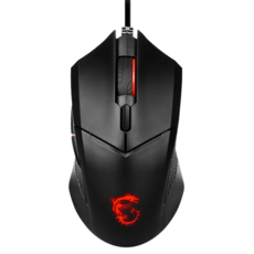 msi 微星 CLUTCH GM08 電競 Wired 滑鼠 黑色 4200 DPI CLUTCH GM08