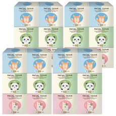 Bokimanheunjip 2層迷你面紙, 1入, 24個