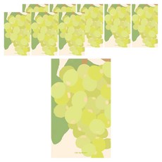 페이퍼리안 라이프가드너 메모패드 60 x 100 mm, 그레이프, 9개, 100매