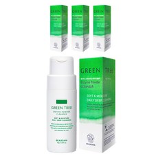 뷰디아니 그린 트리 효소 파우더 클렌저, 4개, 70g