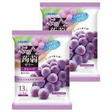 ORIHIRO 蒟蒻果凍 葡萄風味 6入, 120g, 2袋