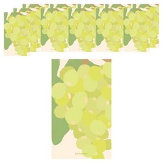 페이퍼리안 라이프가드너 메모패드 60 x 100 mm, 그레이프, 12개, 100매