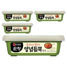 청정원 순창 양념듬뿍 쌈장, 200g, 4개