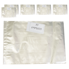 PP塑膠袋 1磅, 22 x 27cm(9" x 11") x 0.035, 3個, 6個, 3入, 2包