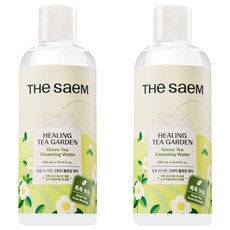 더샘 힐링 티 가든 그린티 클렌징 워터, 300ml, 2개