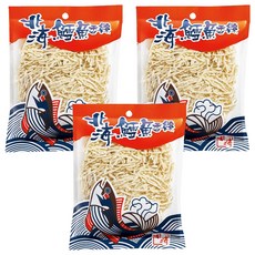北海 鱈魚香絲, 味道鮮美, 休閒零嘴最佳良伴, 103g, 3包