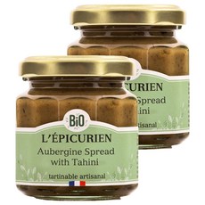 레피큐리앙 유기농 타히니 가지 스프레드, 100g, 2개