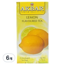 아크바 레몬향 홍차, 25개입, 6개, 2g