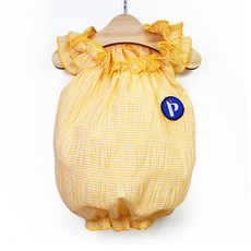 PETSLAND 寵物貝拉蕾絲背心, 黃色