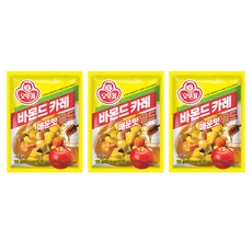 OTTOGI 不倒翁 蘋果鳳梨口味佛蒙特咖哩調理包, 100g, 3包