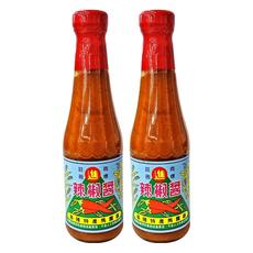 丸進 辣椒醬 基隆特產馬露醬, 360g, 2瓶