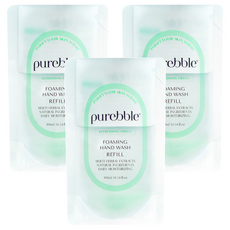 퓨어블 포밍 핸드워시 리필 그린, 편백향, 3개, 300ml 편백향, 3개, 300ml