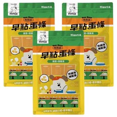 T.N.A. 悠遊 狗狗說 早點蛋條全齡犬肉, 60g, 3個, 雞蛋 + 燉雞湯