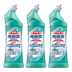 Kao 花王 Magiclean 魔術靈 台灣公司貨 殺菌瞬潔 馬桶清潔劑 一般款, 500ml, 3瓶