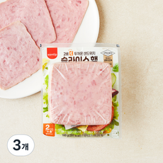 삼립 2배 더 두꺼운 샌드위치용 슬라이스햄, 160g, 3개