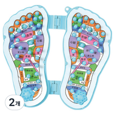 Hataesmall 舒適足部指壓墊 29 x 30 cm, 混合顏色, 2個