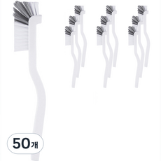 DAILYSHARE 多用途L形縫隙刷, 50個, 白色 + 灰色