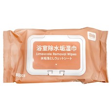 SHIMOYAMA 浴室清潔用除水垢去皂垢濕紙巾, 80抽, 1包