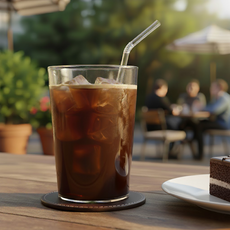 리빙메이트 트라이탄 끼임방지 V자형 물컵 480ml, 투명, 1개