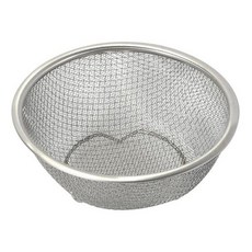 PEARL LIFE 珍珠金屬 不鏽鋼雙層濾網碗型濾籃 附腳座, 15cm, 1個