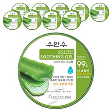 SUANSU 蘆薈舒緩凝膠盒裝, 300ml, 10個