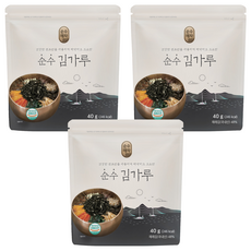 순수해작 순수 김가루, 40g, 3개