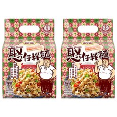 憨仔拌麵 蔥剁椒麻風味 植物五辛素 440g - 道地台灣味，素食拌麵首選, 2包