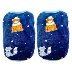 SassyDog 保暖衣, 小熊狐狸, 2件