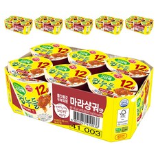 오뚜기 고단백 컵누들 마라샹궈맛 41g, 36개