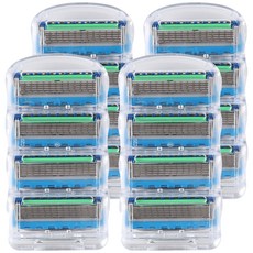 副廠刮鬍刀片 相容Gillette ProGlide手動款, 4入, 4個