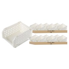 KEYWAY 聯府 開放式整理架L3 205 x 283 x 153mm, 開放式整理架 白色, 12個