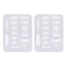 Starium筆電各種插孔矽膠防塵保護蓋, 白色, 2個