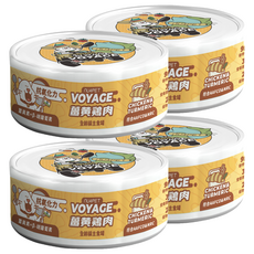 nu4PET 陪心寵糧 世界風主食罐 印度薑黃雞肉 全齡貓主食罐, 80g, 4罐