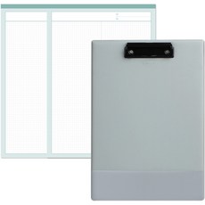 there's Sleeve A4文件板 + A4筆記本 2入, 1套, 薄荷綠