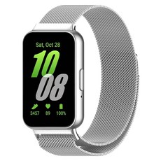 女款9999 Galaxy Fit 3 米蘭尼斯錶環錶帶, 銀色