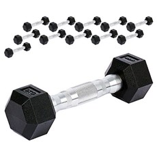 아리프 냄새없는 PEV 헥사곤 덤벨, 1kg, 12개