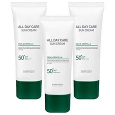 스와니코코 올 데이 케어 시카 앤 센텔라 선크림 SPF50+ PA++++, 50ml, 3개