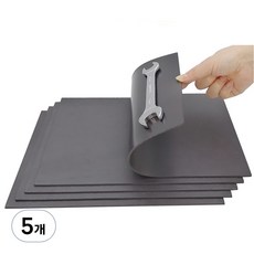 틴코 A4 고무자석 스티커 1mm, 5개