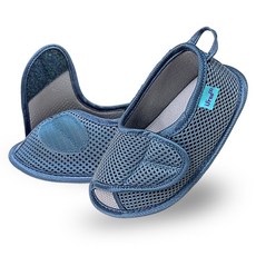 아이프리 미끄럼방지 아동메쉬실내화, 200, 블루, 1개