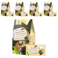 Vilson 米森 海苔脆片 杏仁 5包, 90g, 5盒