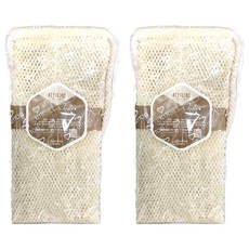 KEYTOSS 詰朵斯 NEST 激爽 超粗感沐浴拉背條, 米色, 1入, 2個