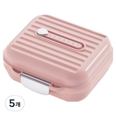 Second Best Healthy Time 藥盒 奢華粉紅S 4格, 5個