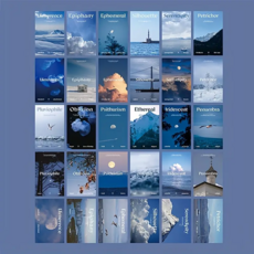 微笑牆壁海報 藍色大海 2件組