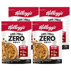 Kellogg's 家樂氏 零糖蛋白質格蘭諾拉麥片, 4個, 350g