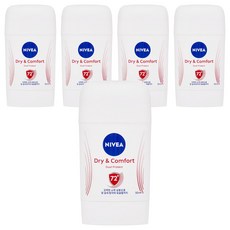 니베아 데오드란트 스틱 드라이 앤 콤포트, 50ml, 5개